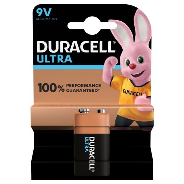 Duracell Ultra Alkalibatterie 9V Block